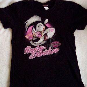 Girls Harley Davidson Looney Tunes Tee
